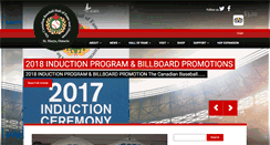 Desktop Screenshot of baseballhalloffame.ca